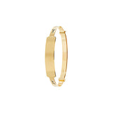 9CT YEL GOLD BABIES' EXPAND 3MM ID BANGLE