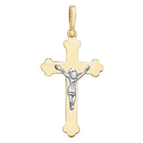 9CT YEL GOLD CRUCIFIX PENDANT